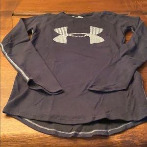 Under Armour Black ribbed shirt